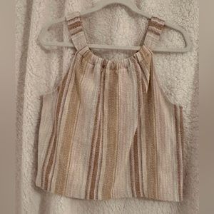 100% cotton flowy tank top